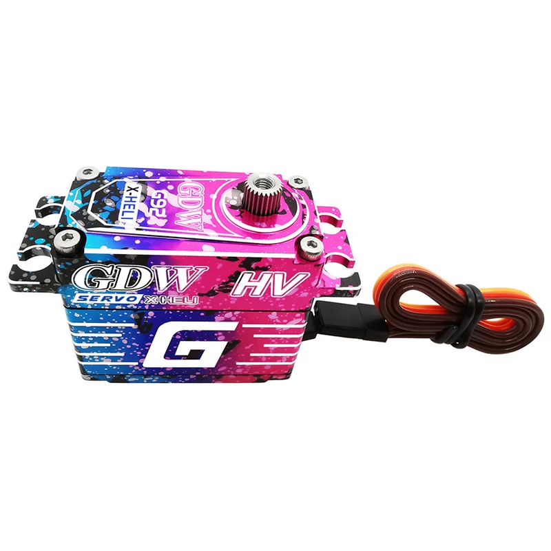 

GDW G92 43kg.cm Digital Brushless Servo 0.09s 6.0-8.4V Steel Gear for RC Helicopter Swashplate