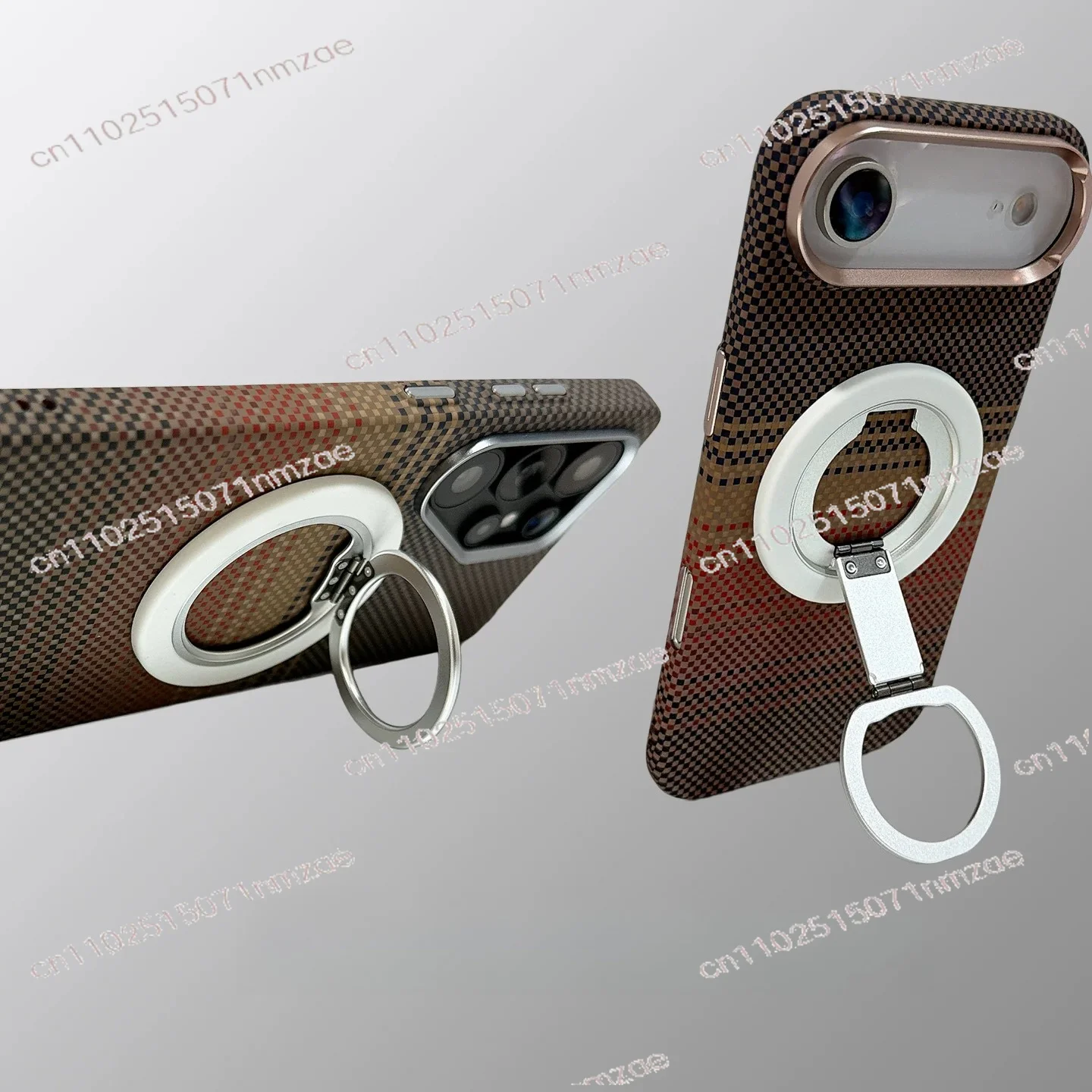 Removable Magnetic Ring Phone Holder, Double-sided Dual Magnet Replaceable Phone Grip Stand