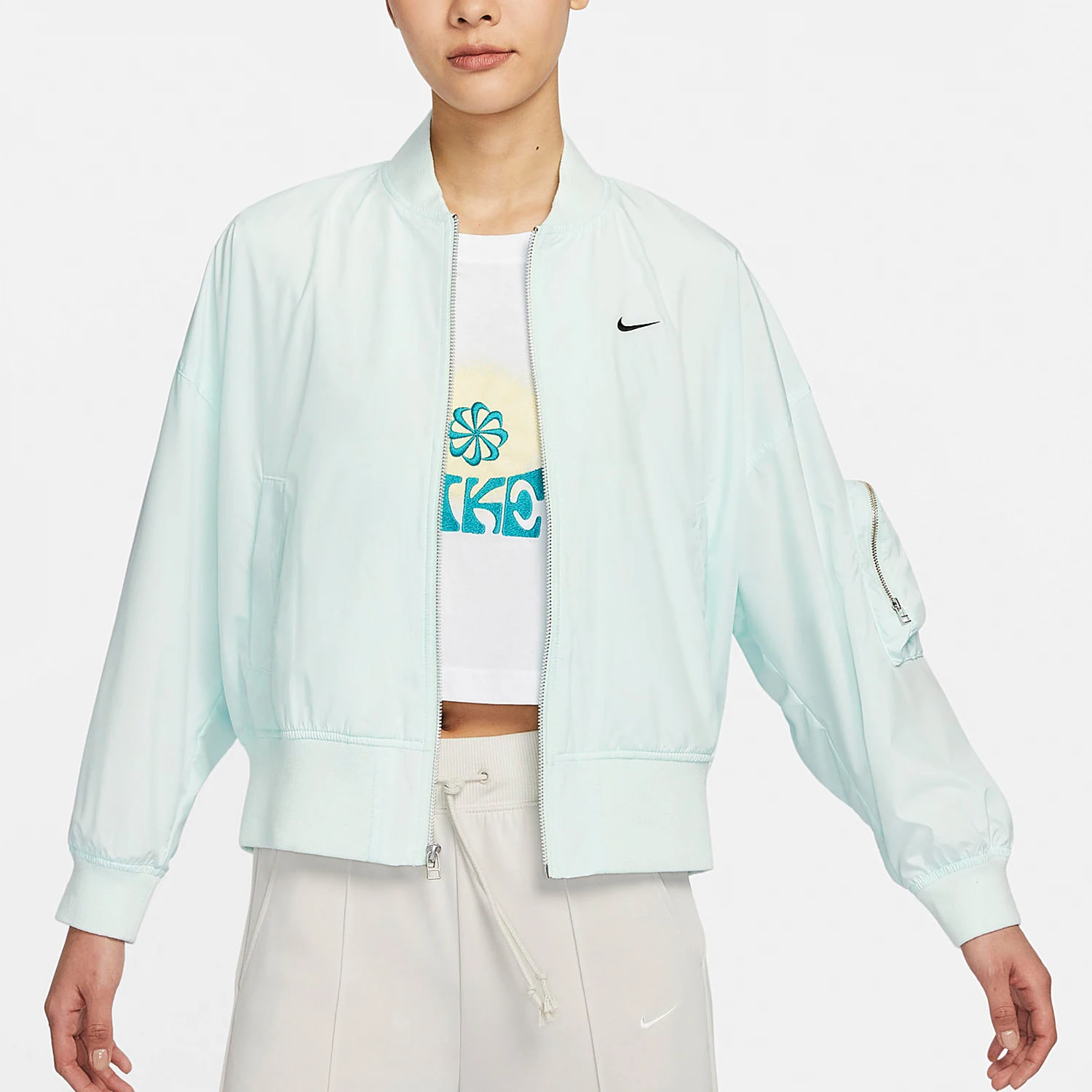 

Nike genuine 2024 New Women's Sporty Casual Woven Jacket FN2840-394
