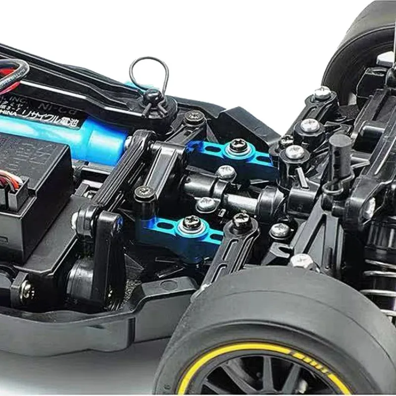 PARA Tamiya 54574 Juego de dirección de aluminio para chasis TT-02, piezas de mejora CNC, precisión y duradera, accesorios para coche RC