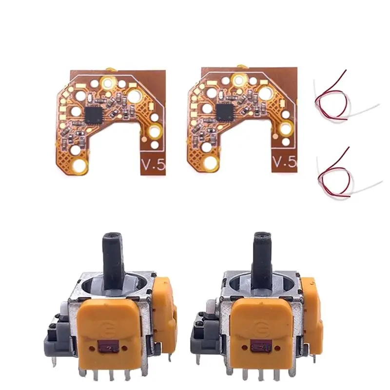 AA08-2PCS Hall Joystick+Calibration Board For PS5 Gamepad Hall Effect & Hall Joystick Center/Outer Ring Calibration