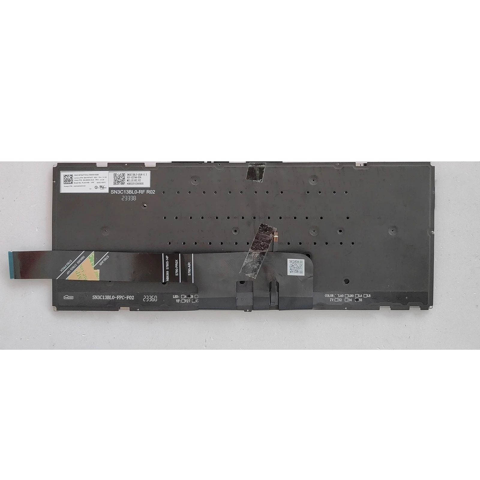 Laptop Keyboard for Lenovo Yoga Pro 7 14ARP8 14AHP9 14IRP8 Yoga Slim7 15ILL9 US Backlit Green