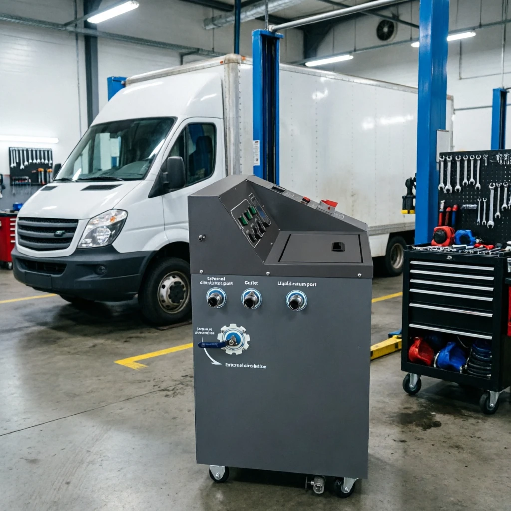 DPF Regenerator Built-in Cooling Fan Automatic Cool Down After Completing DPF High Temperature Ash Burning Work
