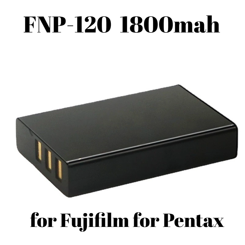 FNP 120 Akku 1800 mAh für Fujifilm für Pentax D LI92 DLI7 Kameras, hohe Kapazität, vollständig dekodierter Ersatz