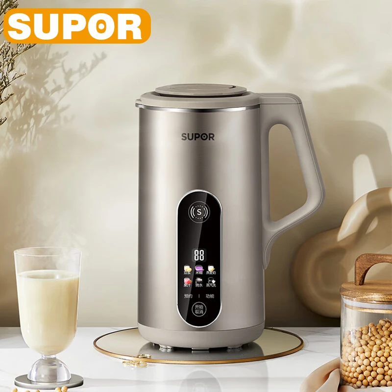 

SUPOR Soymilk Maker Food Blender Mixer Smart Automatic Cooking Heating Soy Milk Machine 1200ML For Home Kitchen DJ12B-P39E 220v