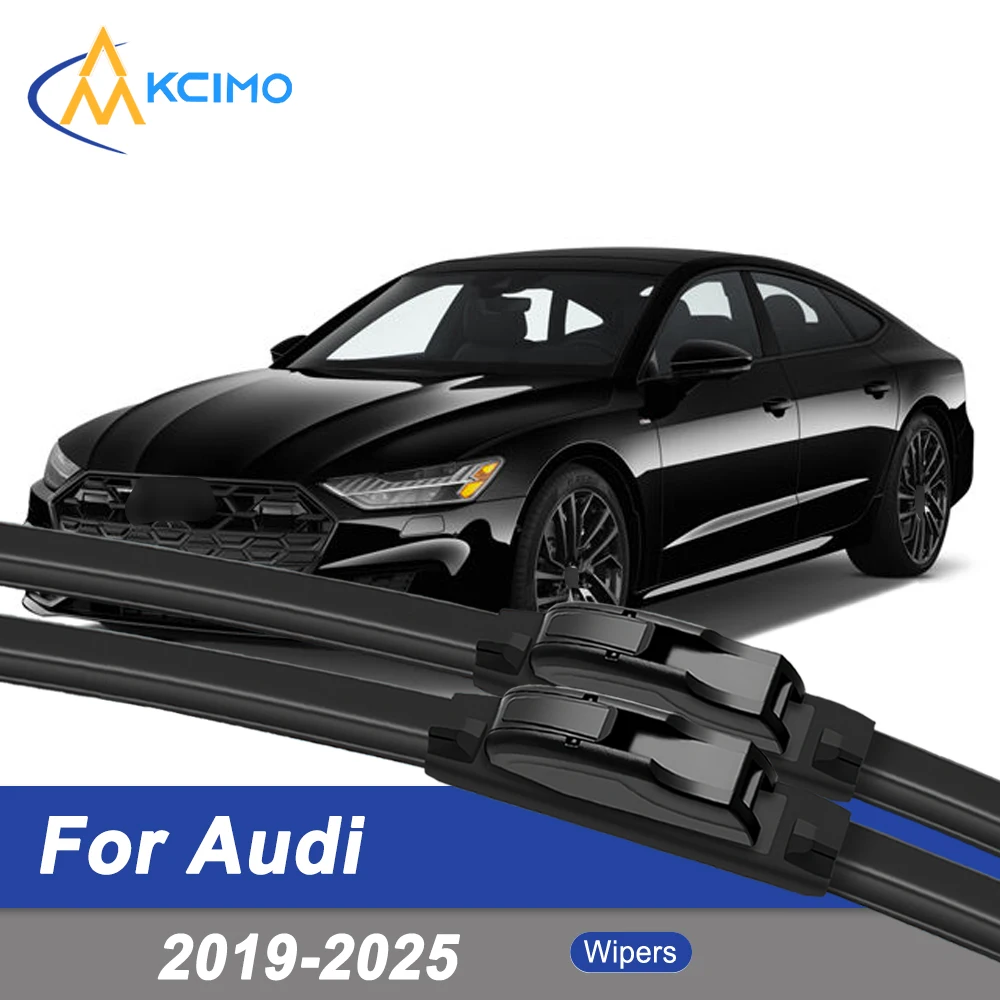

Premium Rubber Durable Silent Windshield Wiper Blades 2pcs for Audi A7 4K8 2019-2025 Front Wiper Blades Set