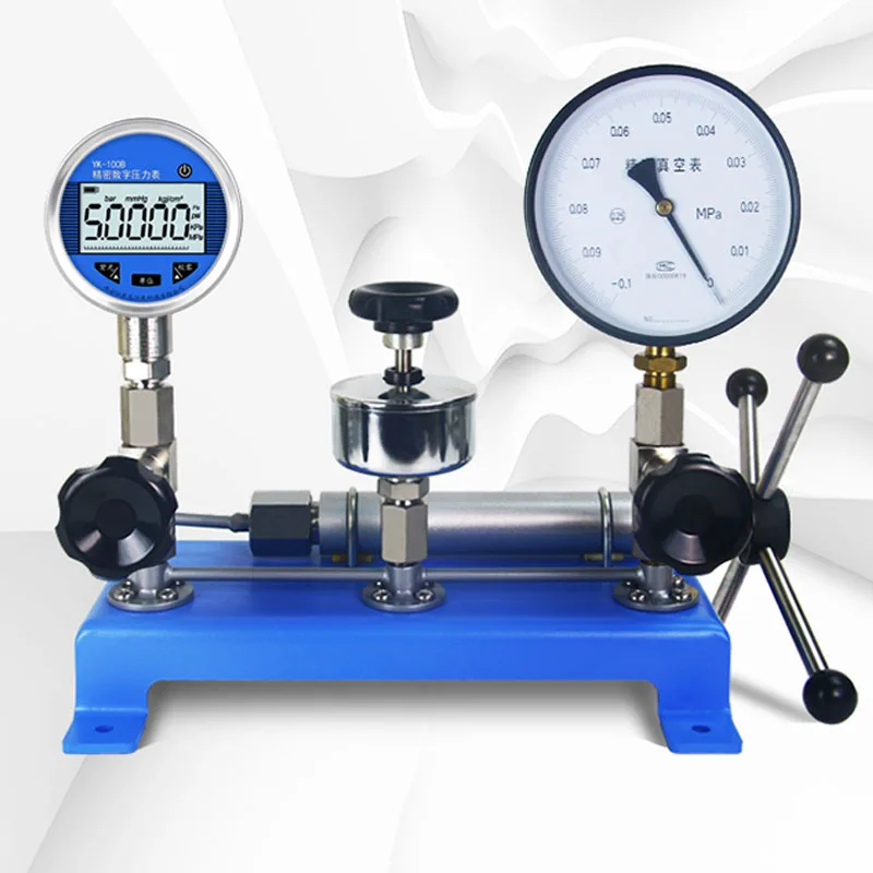 Pressure Gauge Calibration Bench Calibrator Benchtop Pressure Gauge Calibration Positive Negative Pressure Verification Device