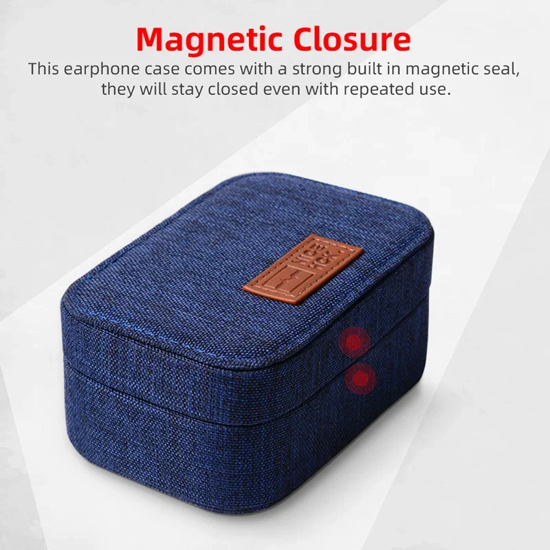 New NiceHCK High-end Canvas Earphone Case Portable Storage Headset Box Shock Absorption Cable Bag Accessory For LZ A6/NX7 MK3