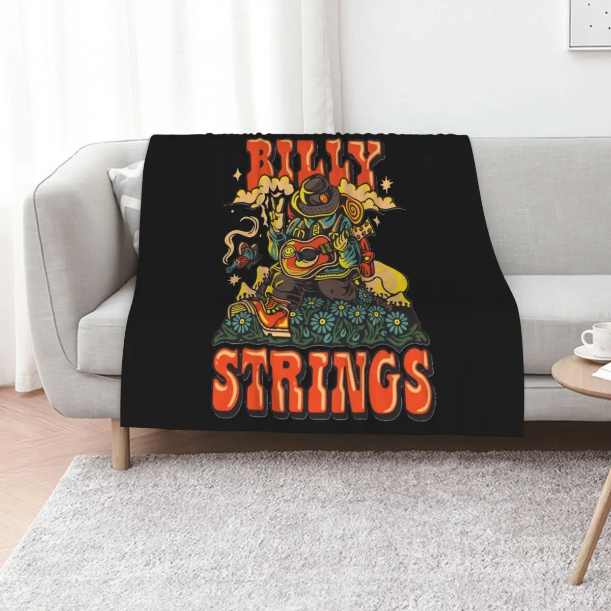 Billy strings fall winter Throw Blanket Beach Furrys Thermals For Travel anime Heavy Loose Blankets