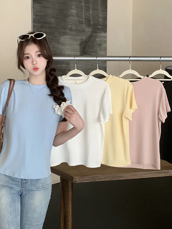 

plus Size Women's Gentle Sle Lace Tank Top ort Sve Two Piece Set Summer New Arrival Pure Color Casual Faion Ensemble