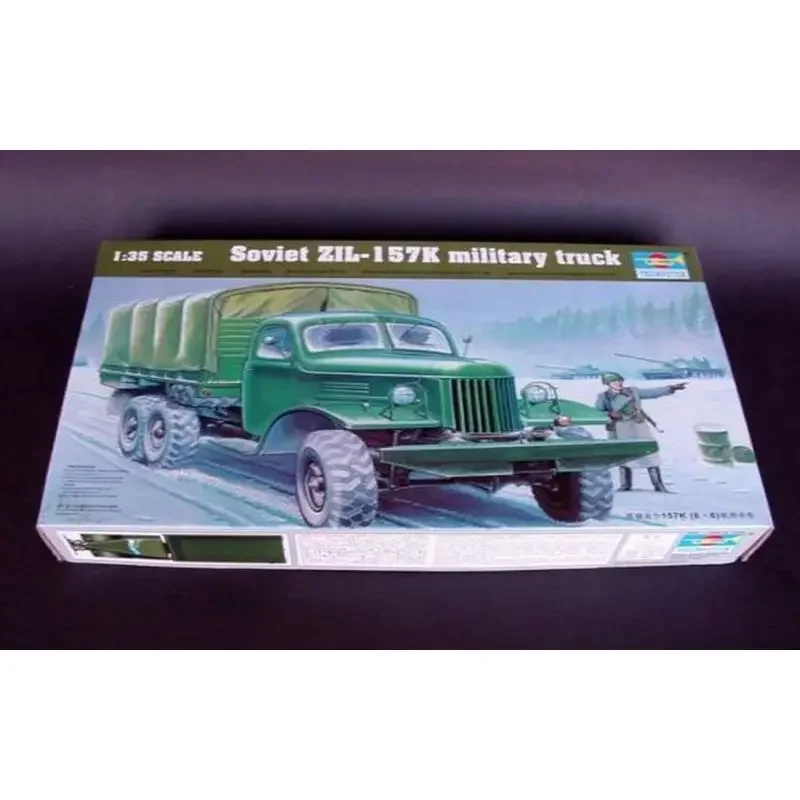 Trumpeter 01003 1/35 Soviet ZIL-157K military truck - Late - Scale Model Kit