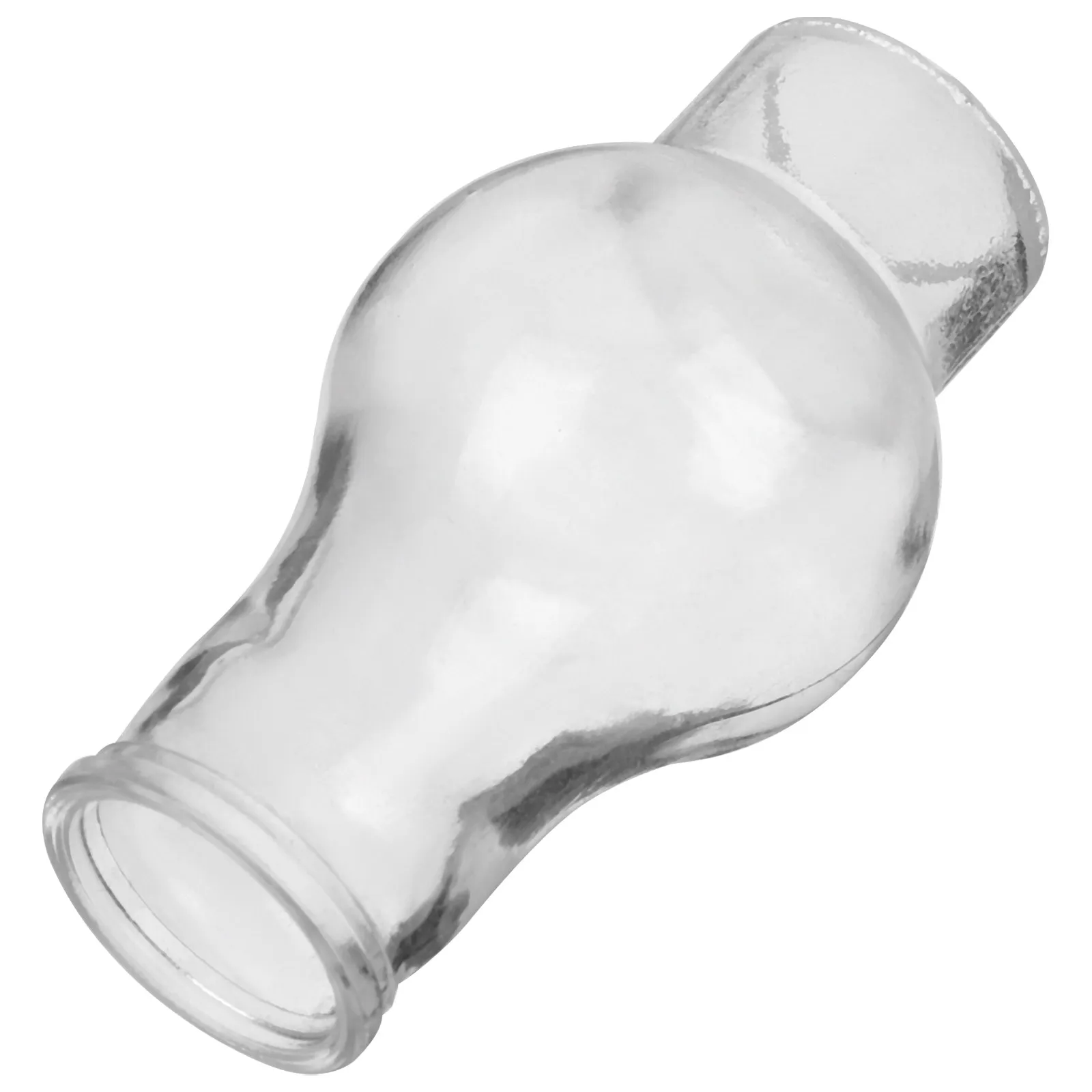 Glass Oil Lamp Shade Clear Transparent Windproof Design High Durability Light Transmission for Oil Lamp Chimney Replacement