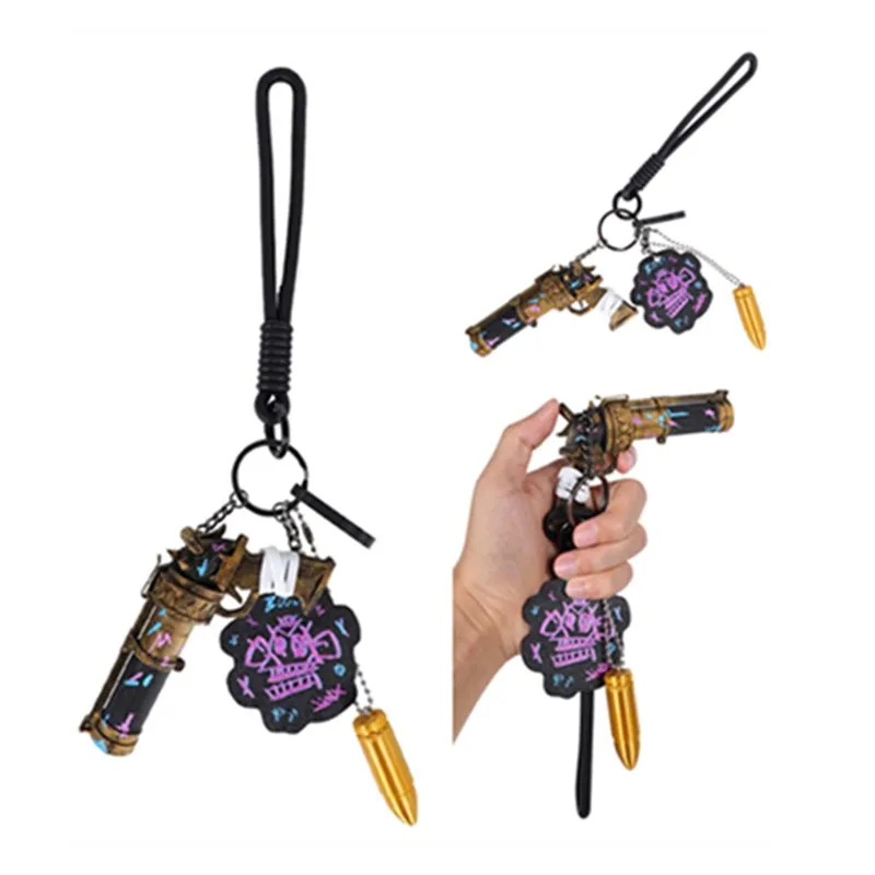 Arcane Jinx Cosplay Keychain LoL Roleplay Adult Women Men Keyring Pendant Halloween Carnival Disguise Costume Accessories Gifts