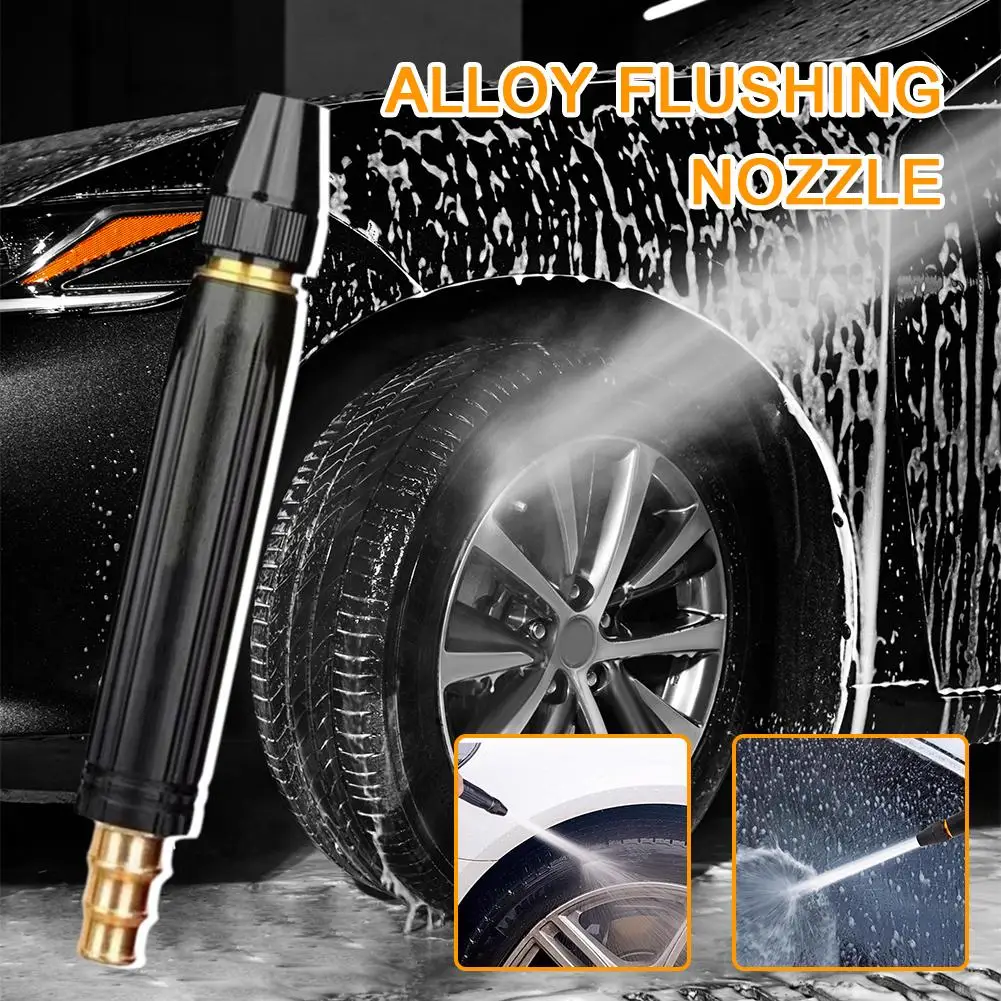 

Car Wash Gun High-Pressure Water-Gun Household Car Water Gun Black EWW Diamond Gun Wash Watering Wash Water N Car Pipe Nozz A9Y1