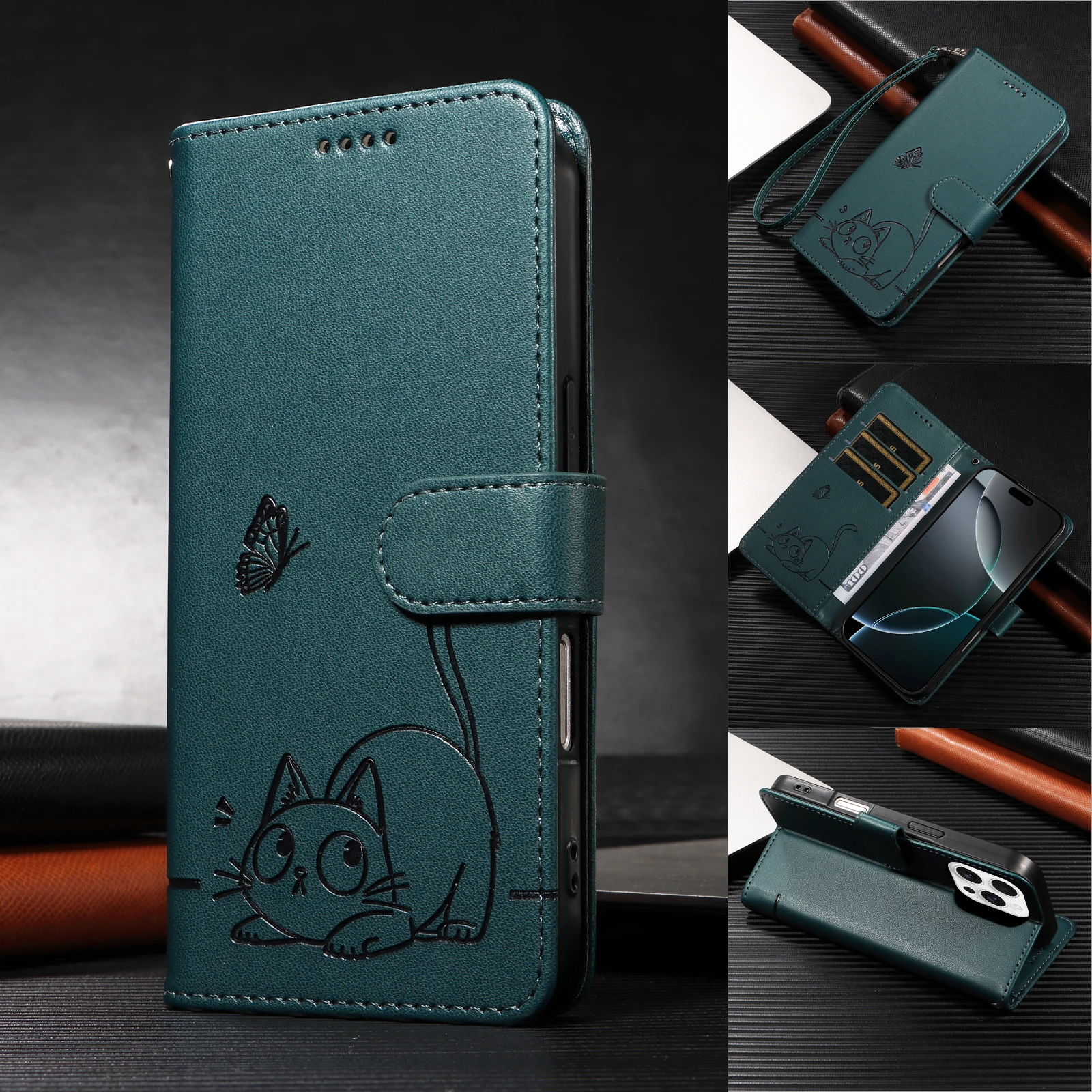 Magnetic Leather Wa…