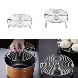 304 Stainless Steel Steamer Rack Multifunction Pot Steaming Tray Dumplings Eggs Grill Stand Kitchen Tableware Cooking Utensils