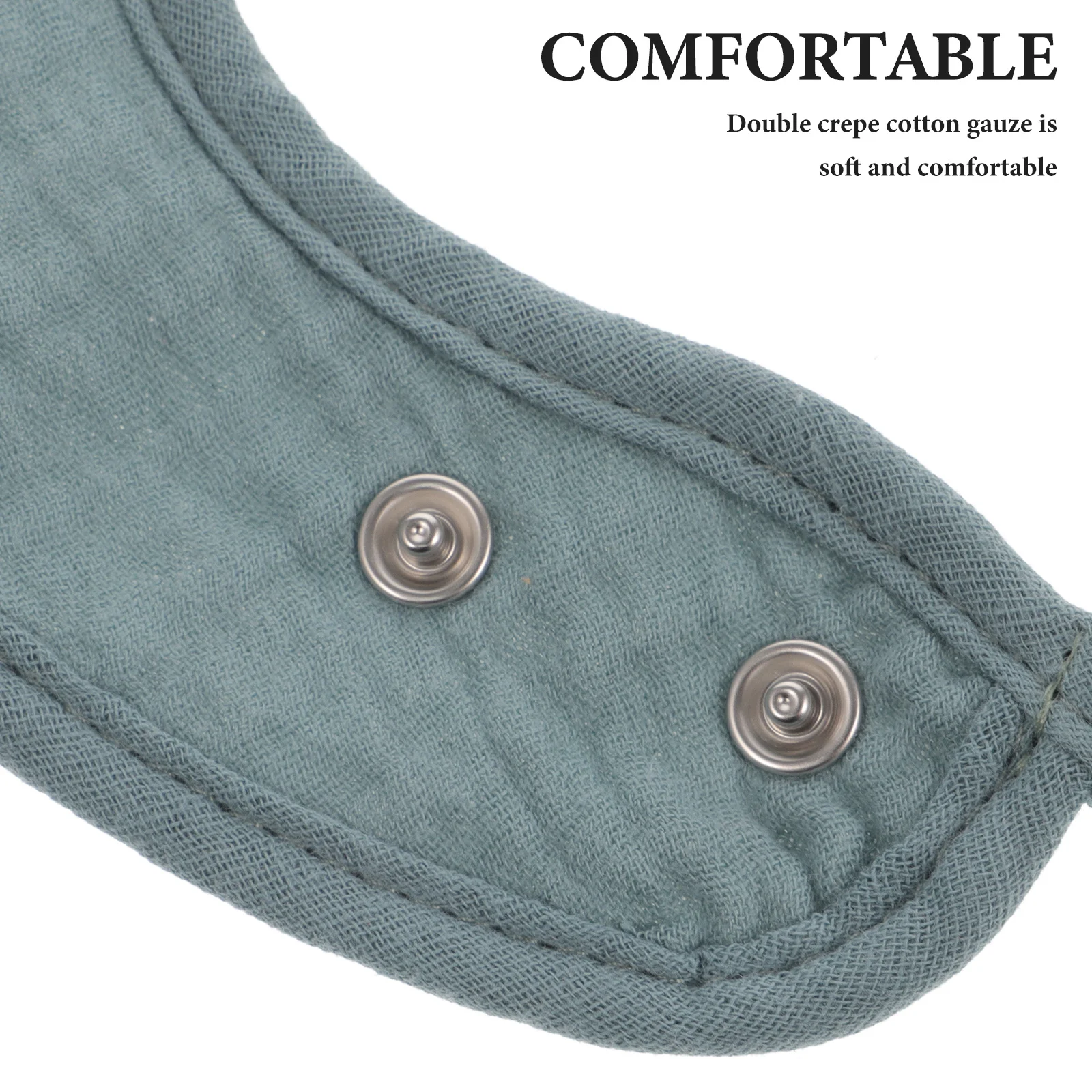 8Pcs Baby Bibs for Eating Feeding Newborn Drooling U-Shaped Lightweight Breathable Skin-Friendly Toddler 6-18 Months