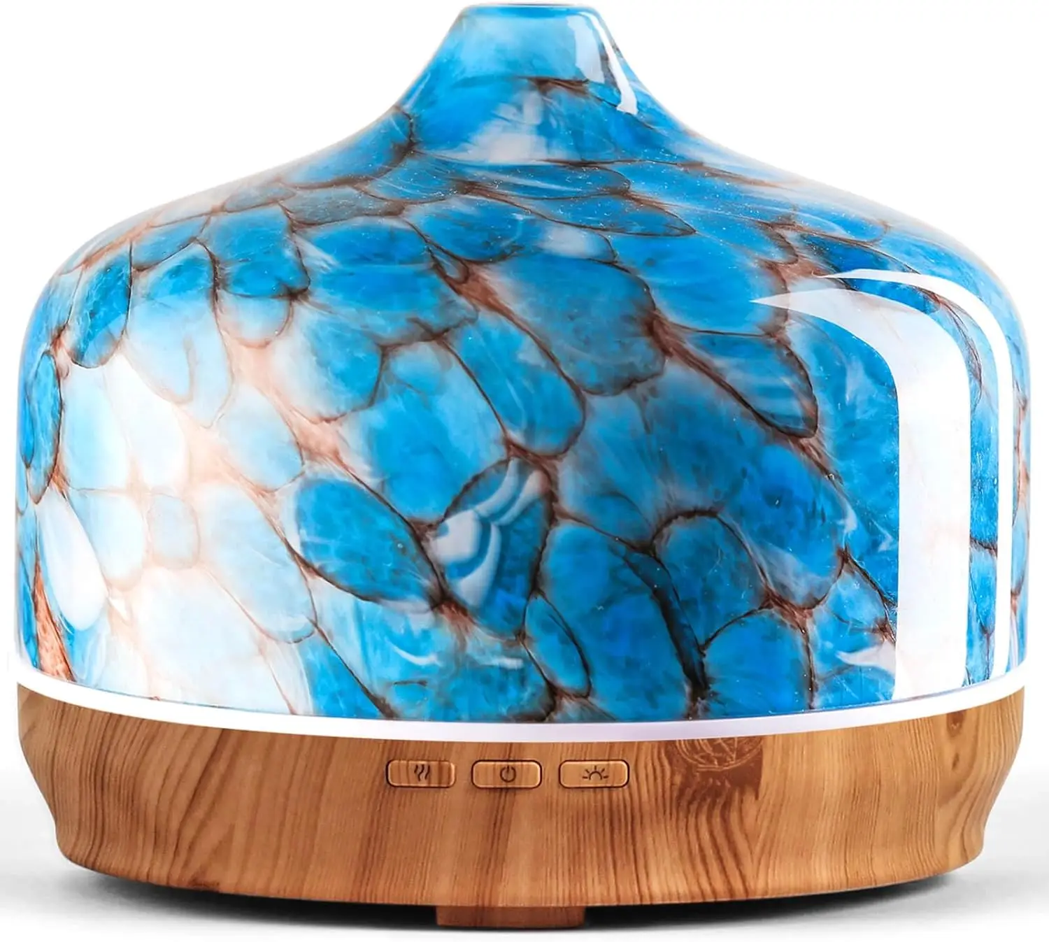 

Стеклянный аромадиффузор объемом 500 мл с ультразвуковым холодным распылением, время работы 15-21 час, автоматическое отключение для дома и офиса