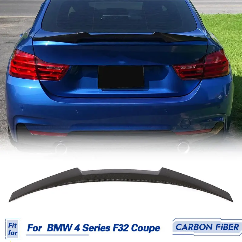 

Car Rear Trunk Spoiler Wings Carbon Fiber for BMW 4 Series F32 Coupe 2-Door 2014-2018 Racing Rear Spoiler Boot Lid Wing Lip