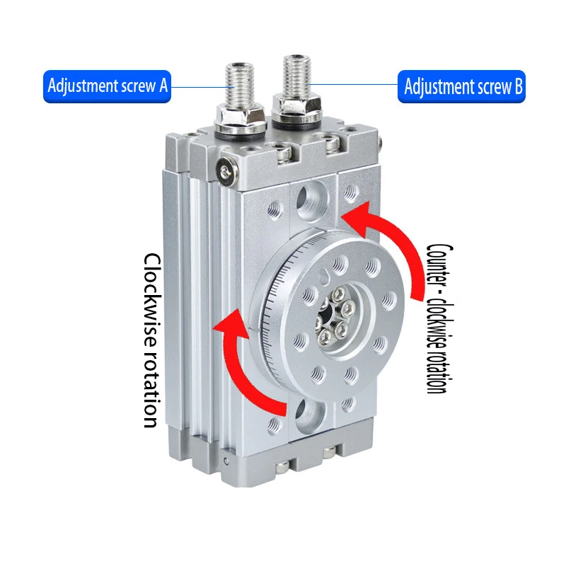 SMC Rotary Table180° Rotary Cylinder, 90° Swivel Oscillation MSQB‑3A-7A-10A-20A-30A-50A-70A-100A,Rotary Table Cylinder