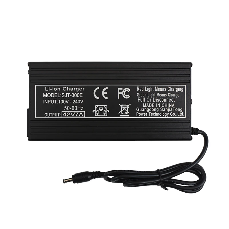 36V 37V 7A Lithium Electric Charger 42V 7A ,36Volt 10S Li ion Charger With Fan intelligence Charger M365 pro/Ninebot Es4/bird