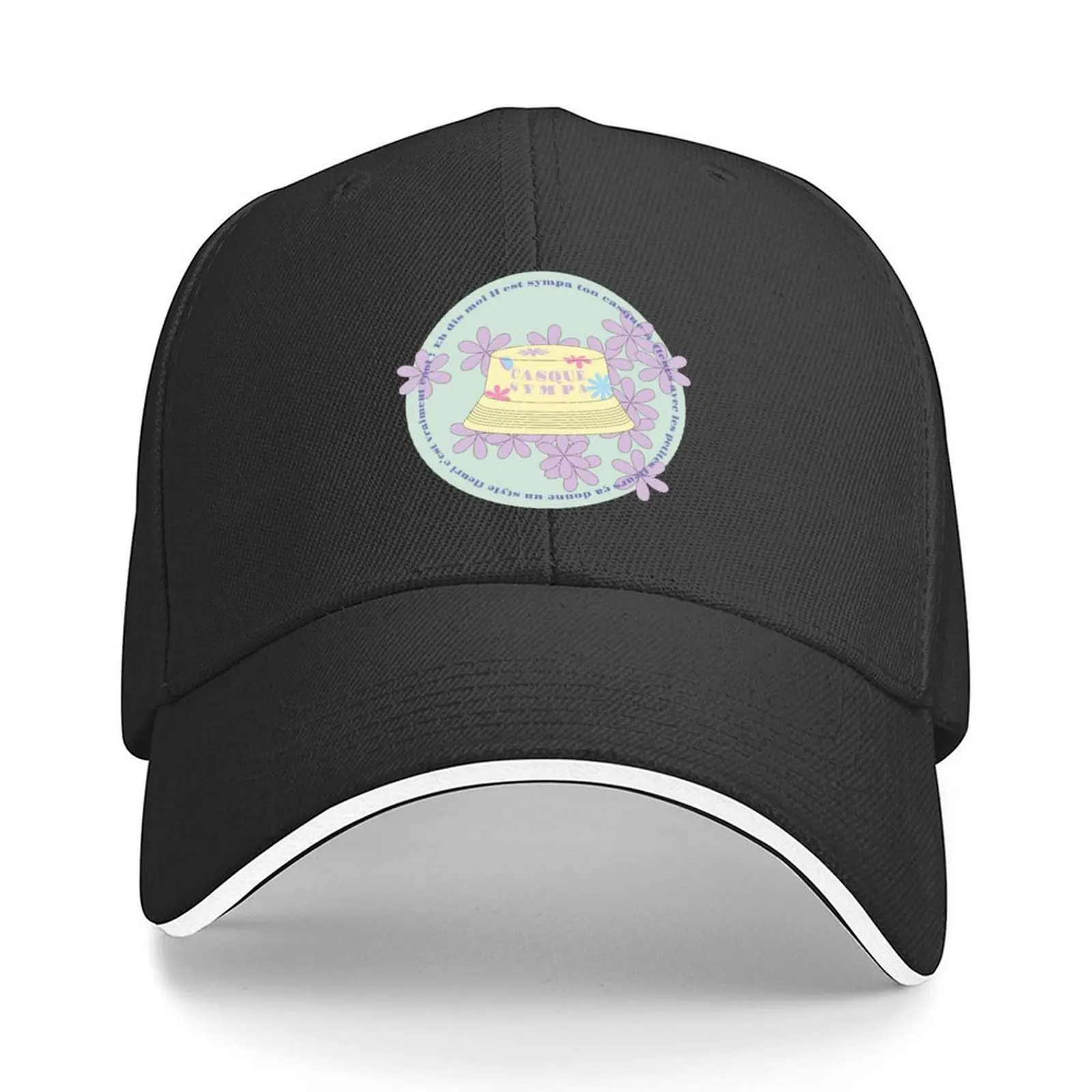 

Fancy helmet - A flowered hat Baseball Cap Sunhat Hip Hop Mountaineering Custom Cap Caps For Women Men's
