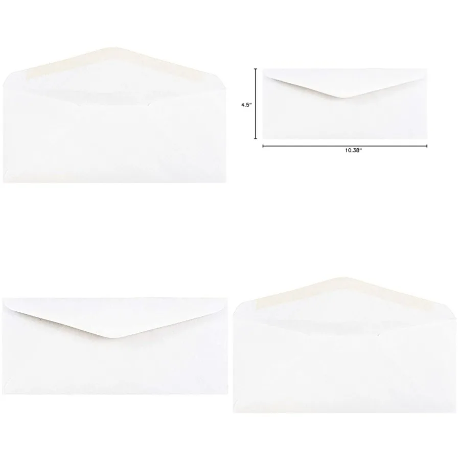 

Business Commercial Envelopes - 4 1/2 x 10 3/8 - - 50/Pack
