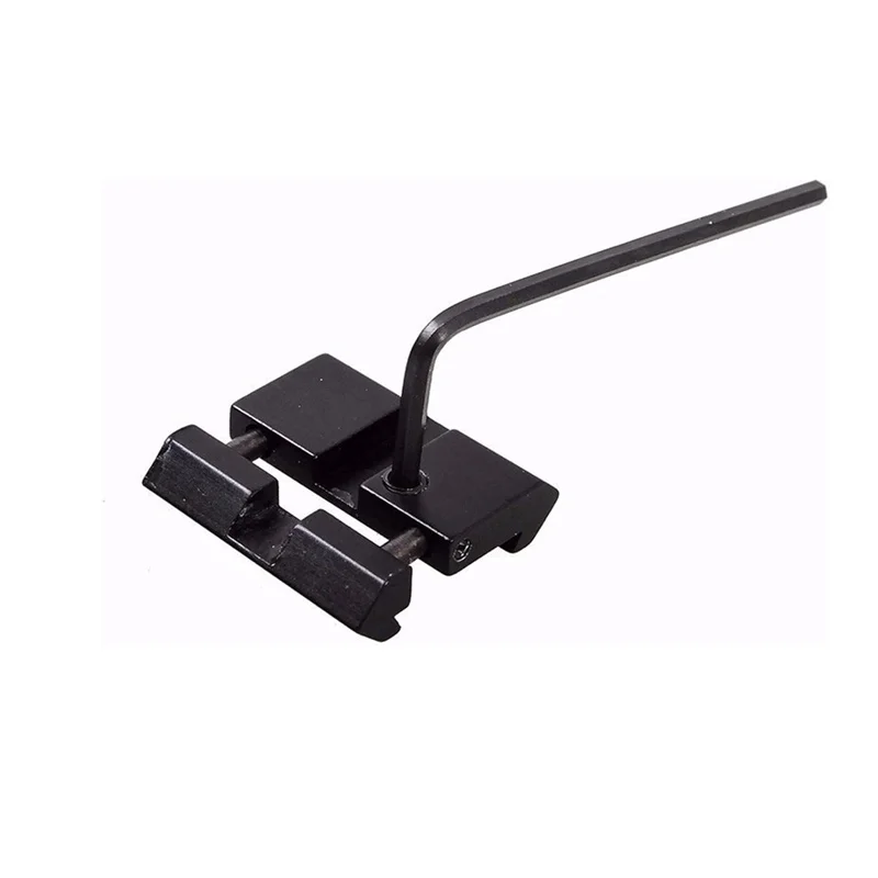 スコープマウントレール調整可能アダプター、20mmピカティニーから11mm、ミニレールコンバーター、アルミニウム合金、狩猟、おもちゃの銃アクセサリー