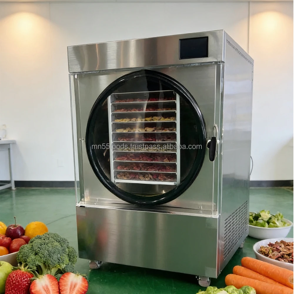 HomeCommercial Freeze Dryer/Lyophilizer Machine With Automatic PumpPLC For FruitsFood Processing