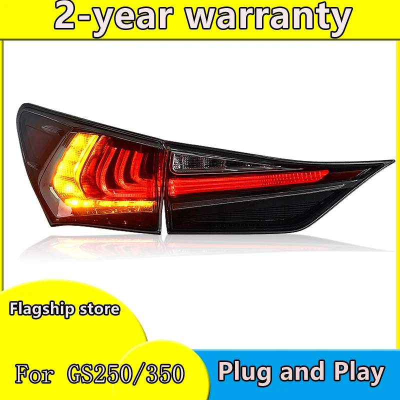 

Taillight For Lexus GS250 GS350 LED Taillights 2013-2020 Tail Lamp Car Styling DRL Signal Projector Lens Auto Accessorie