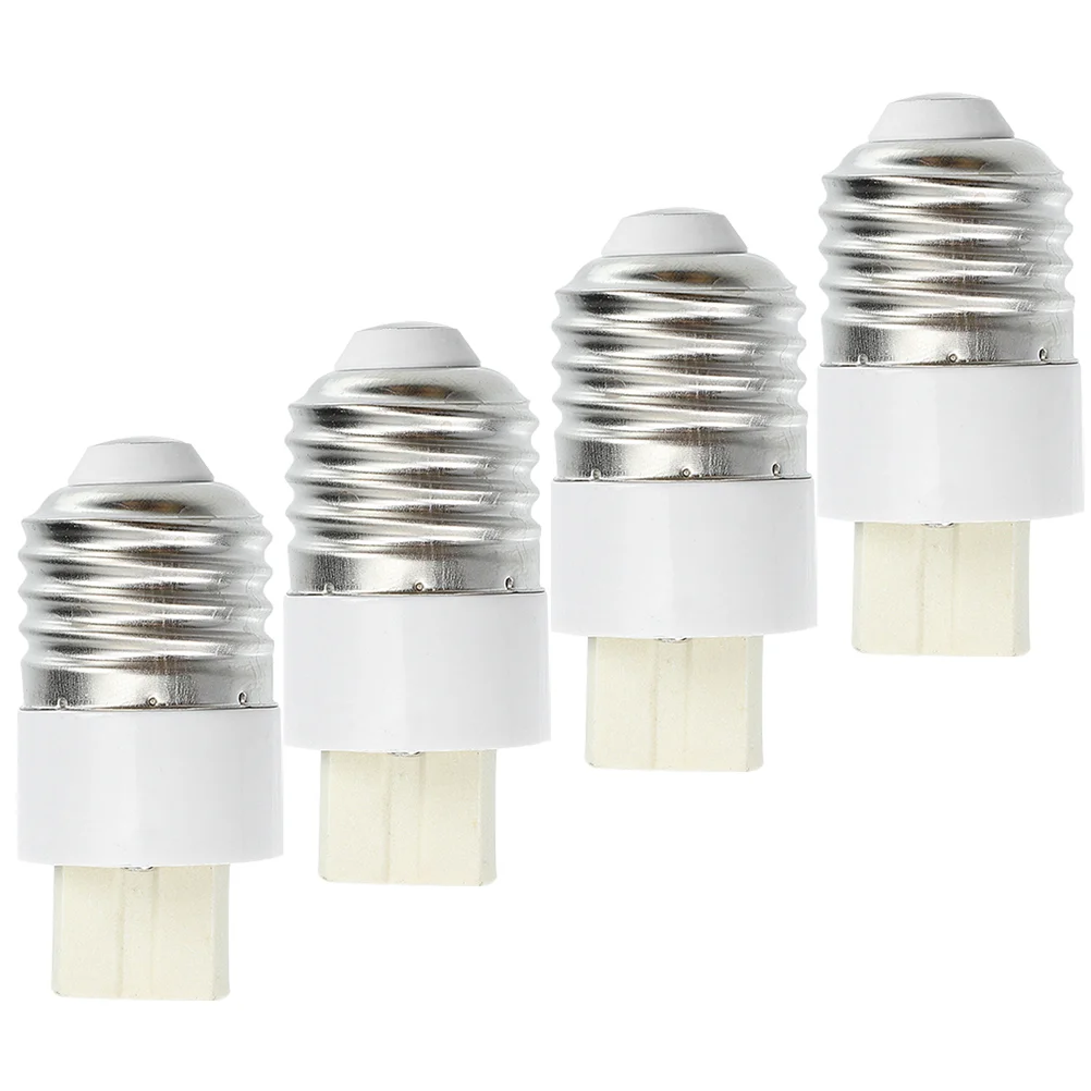 E27 to G9 Conversion Screw Lamp Base Bulb Head (4pcs) Light Converter Socket Converters E14 LED Holder Adapter