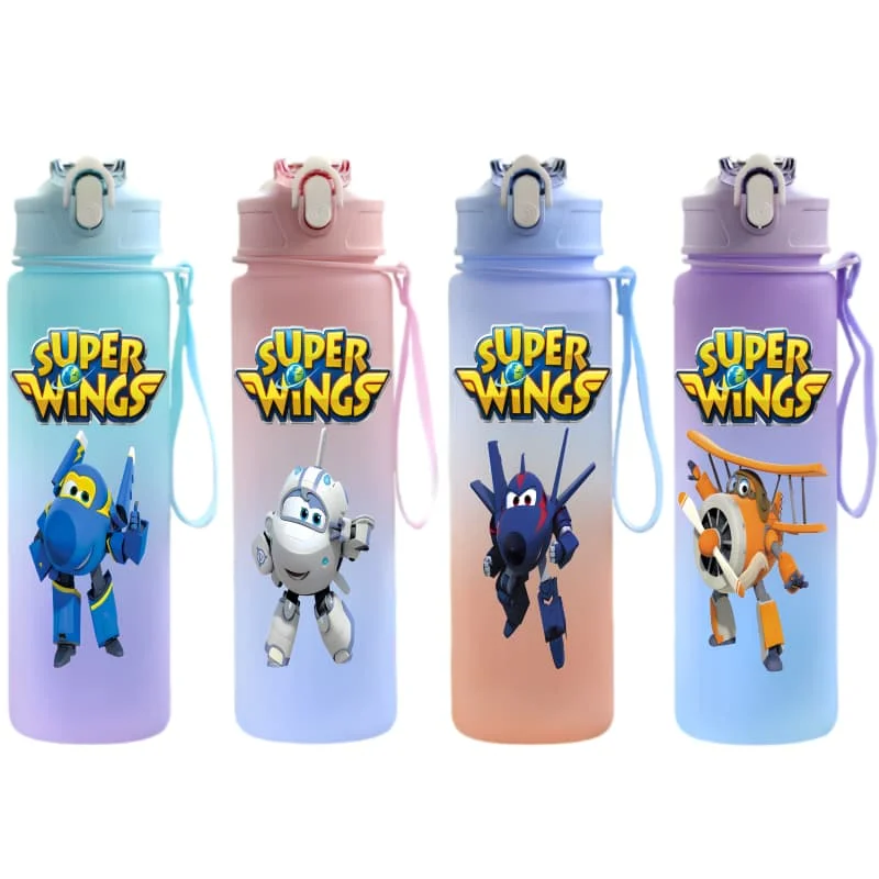 

Супер крылья аниме персонаж чашка для воды большая емкость портативная веревка спортивная бутылка для питья на открытом воздухе подарки для мальчиков и девочек