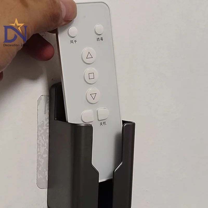 Universal Remote Controller Holder Phone Charging Bracket Air Conditioner Remote Controller Bracket Wall Shelf Mount Stand