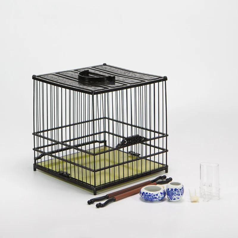 Portable Small Canary Bird Cages Parrot Outdoors Decoration Bird Cages Budgie Plastic Breeding Vogelhaus Birds Supplies WZ50BC