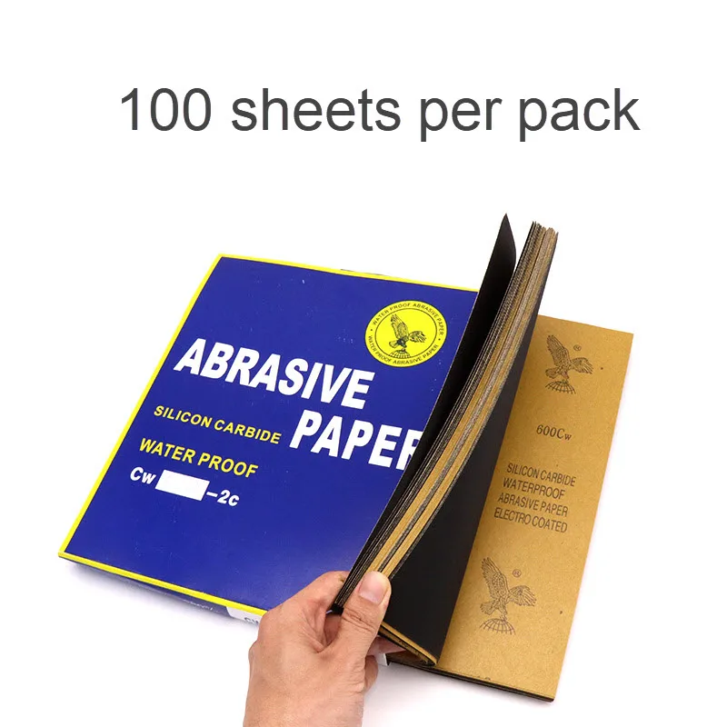 Sandpaper P80 Silicon Carbide Waterproof Abrasive Paper Wet And Dry Sand Paper