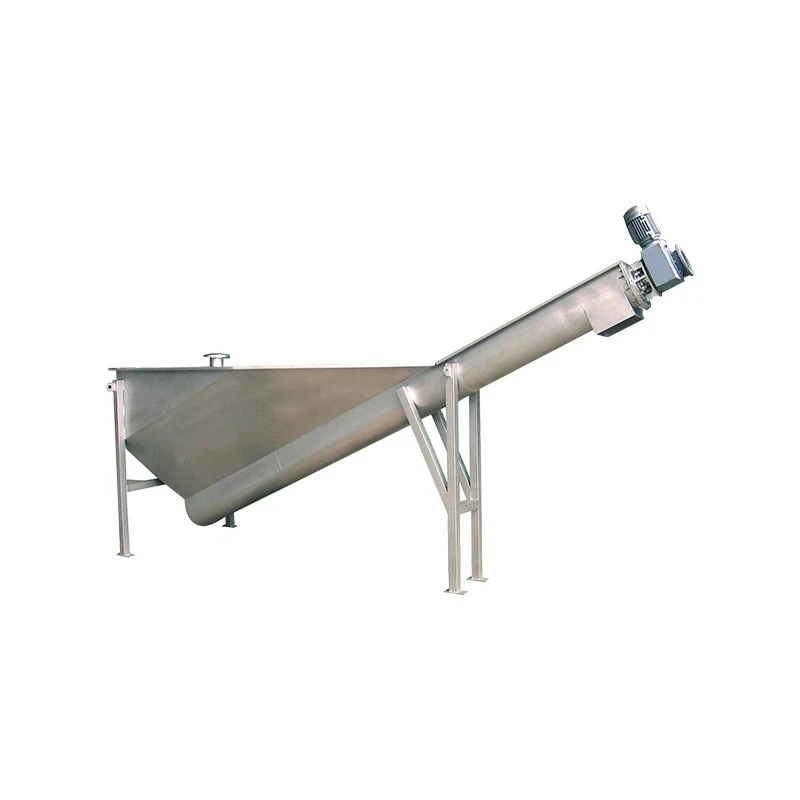Stainless steel spiral sand-water separator: shaftless spiral sand-water separation