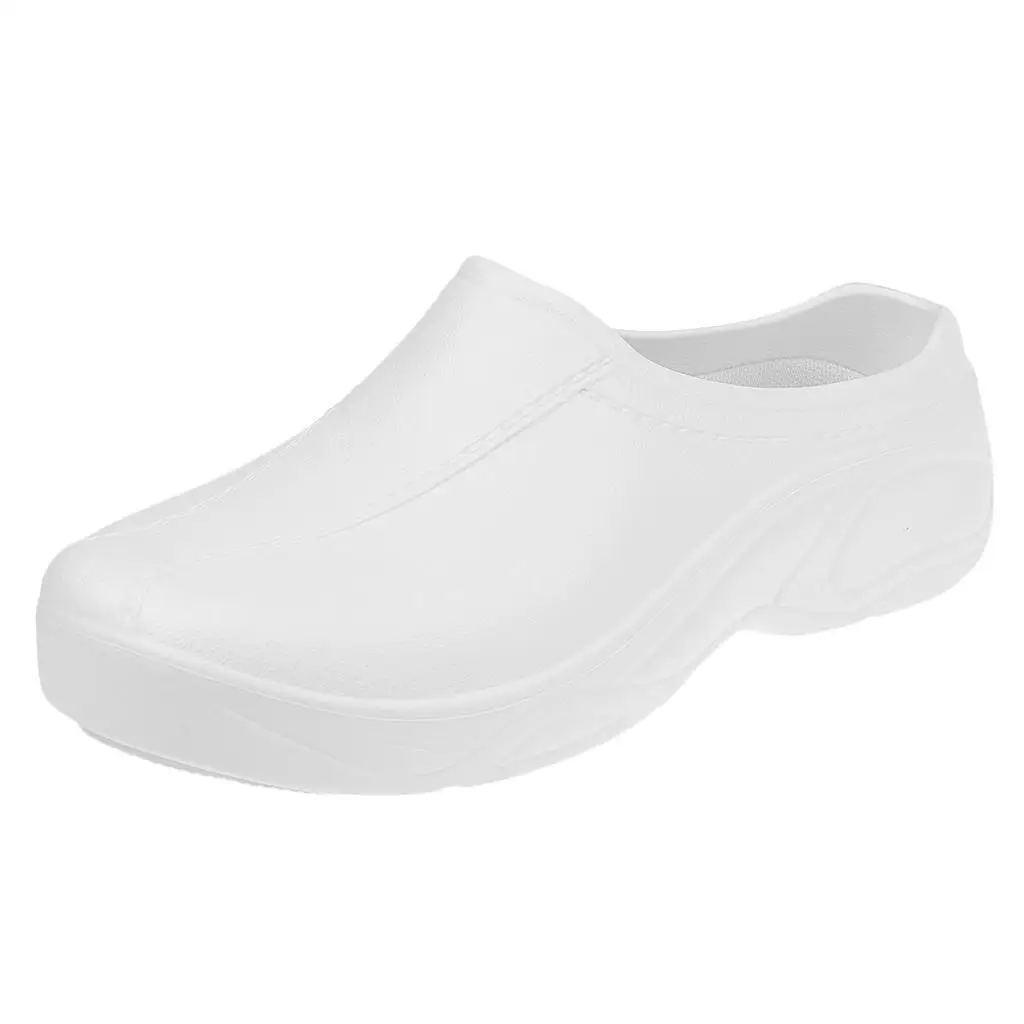 Men Women Cook  Nursing Shoes Ultralite Clogs Strapless 40 Black