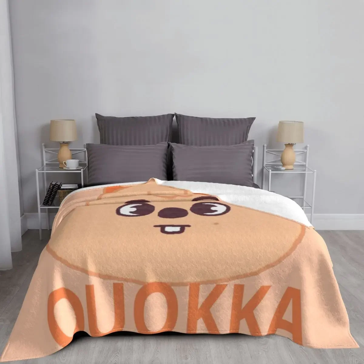 Han Quokka Throw Blanket valentine gift ideas For Sofa Thin view 4