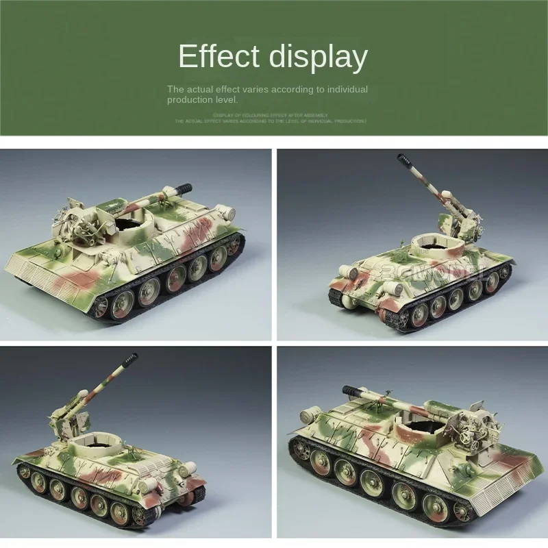 Ryefield model assembling tank model kit RM-5030  T-34/D30 122mm Syrian Self-Propelled Howitzer 1/35