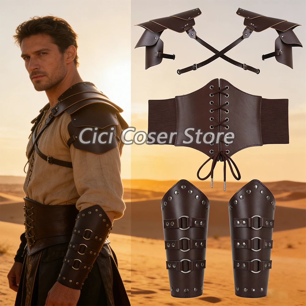 Men'S Viking Accessories - Комплект средневековой брони из искусственной кожи: