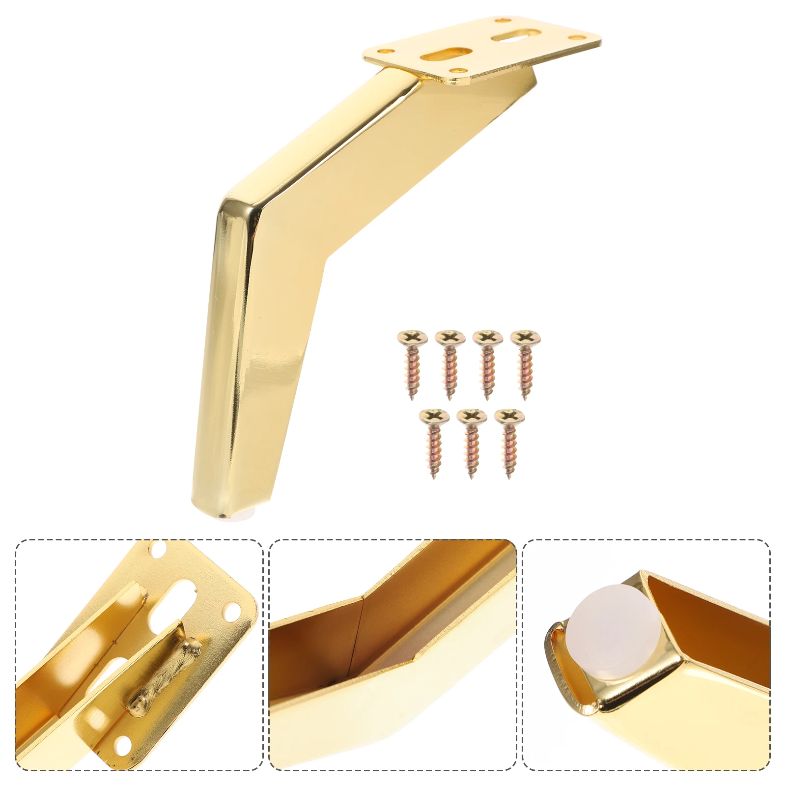 

Hardware Foot Accessories Side Table Legs Replacement for Furniture Couch High Strength Refined Iron Metal Sofa Cabinet