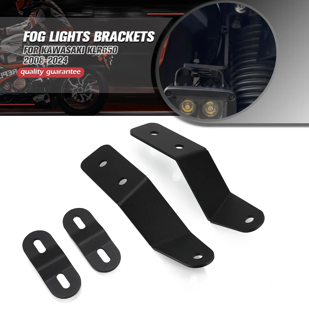 

FOR KAWASAKI KLR650 2008-2015-2024 Motorcycle Auxiliary Light Bracket LED Light Fog Lights Brackets Accessories KLR-650 KLR 650