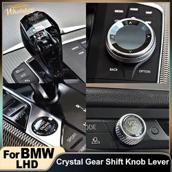Car Crystal Gear Shift Knob Handle Lever For BMW X5 G05 G20 G22 G14 G15 X6 G06 X7 G07 G29 X3 G01 iX3 G08 Gear Shift lever knob