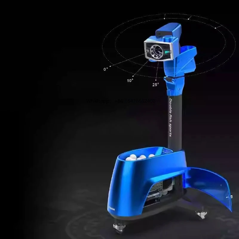 

Double Fish Super 8th Generation Table Tennis Ball Machine Fully Automatic Intelligent Machine for Home Floor-standing Training