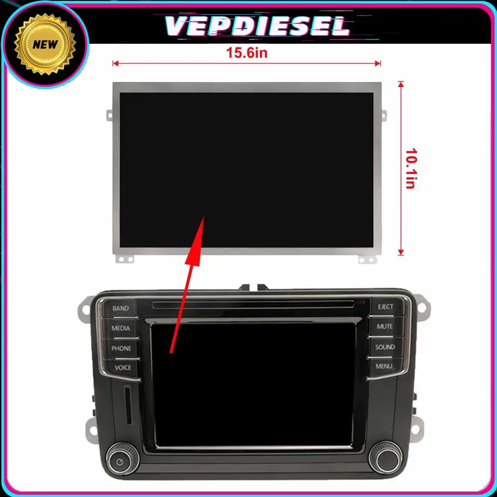 

6.5" Brand New LCD Touch Screen Display For VW Skoda MIB STD2 684 200 TDO-WVGA0633F00045 TDO-WVGA0633F00036 Screen Assembly