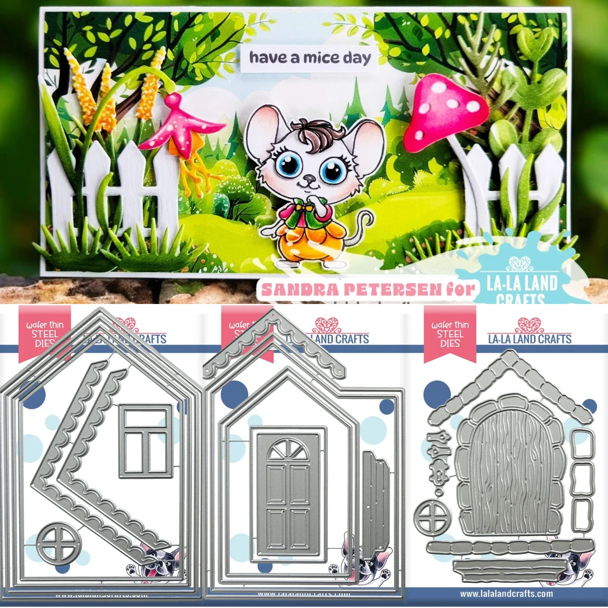 Mushroom House Stamps 2025 Neue Metall-Stanzformen für DIY Scrapbooking, Bastelarbeiten, Fotoalbum-Vorlage, handgemachte Dekoration