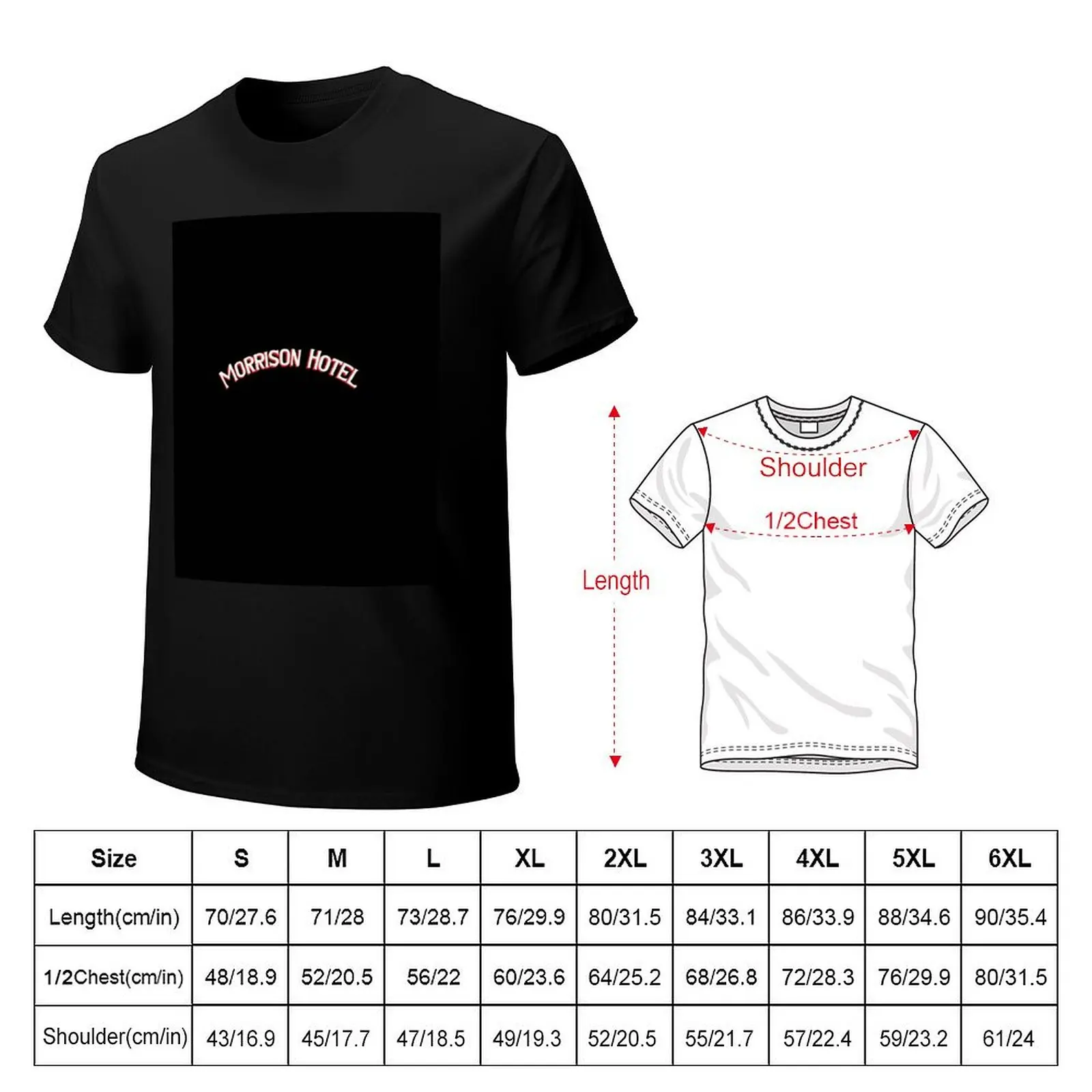 HIGH QUALITY] The Doors Morrison Hotel T-Shirt t shirts for man slim fit T-Shirt