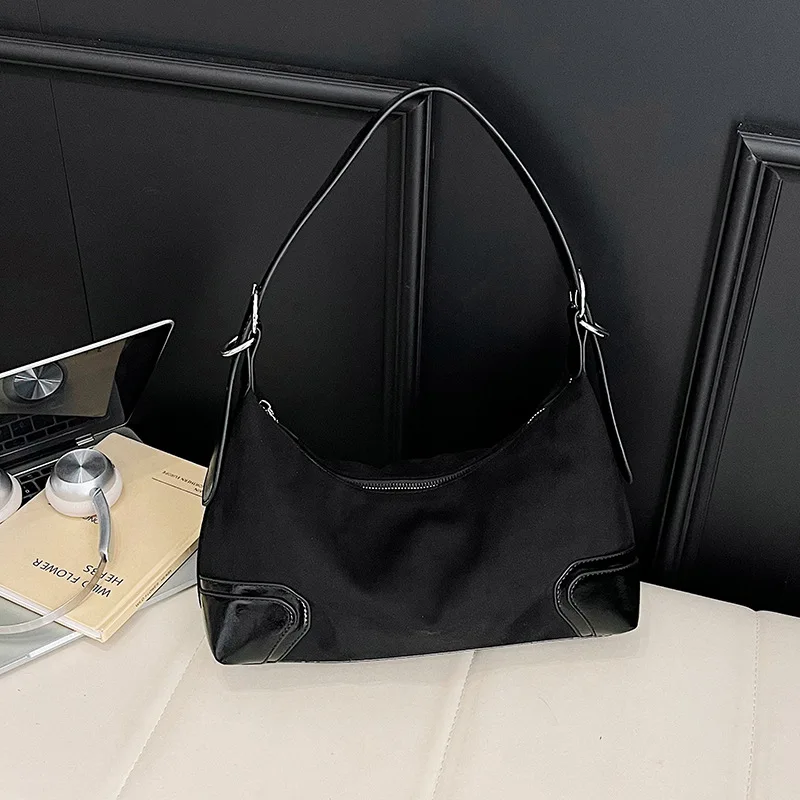 

2025 A/W Niche Vintage Womens Crossbody Bag, Genuine Leather Large Capacity Multi-way Underarm Purse, Retro Chic Shoulder Tote