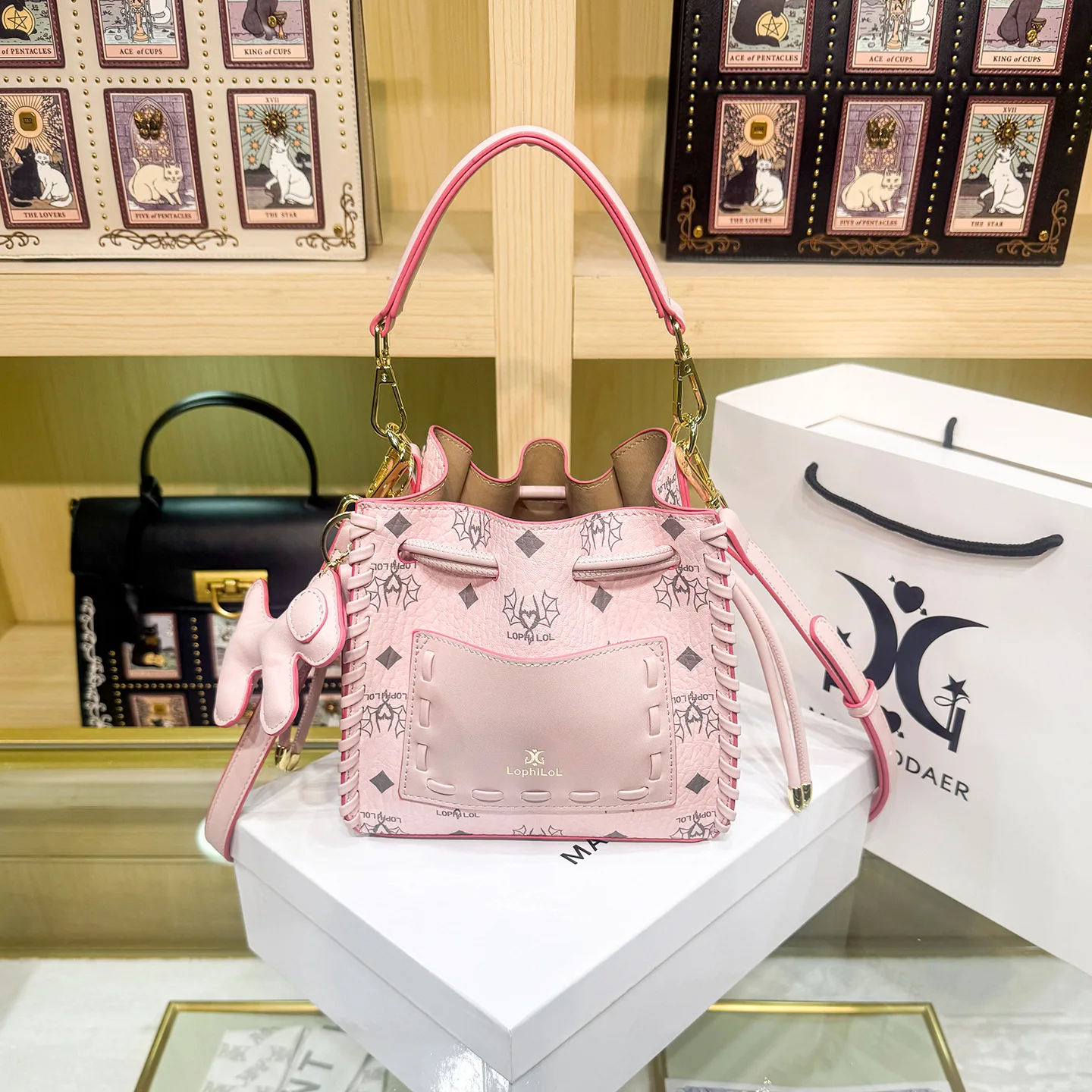 

Stylish Casual Simple Messenger Bag Women Minimalist Vintage High-End Solid Color Fashionable With Logo