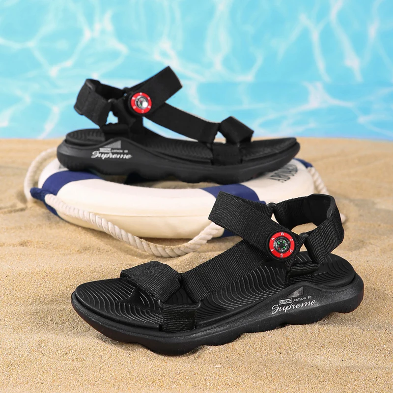 

Новые дышащие детские сандалии, модная мужская и женская спортивная обувь, уличная пляжная обувь, детская противоскользящая обувь,
